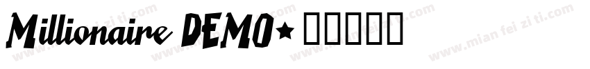 Millionaire DEMO字体转换